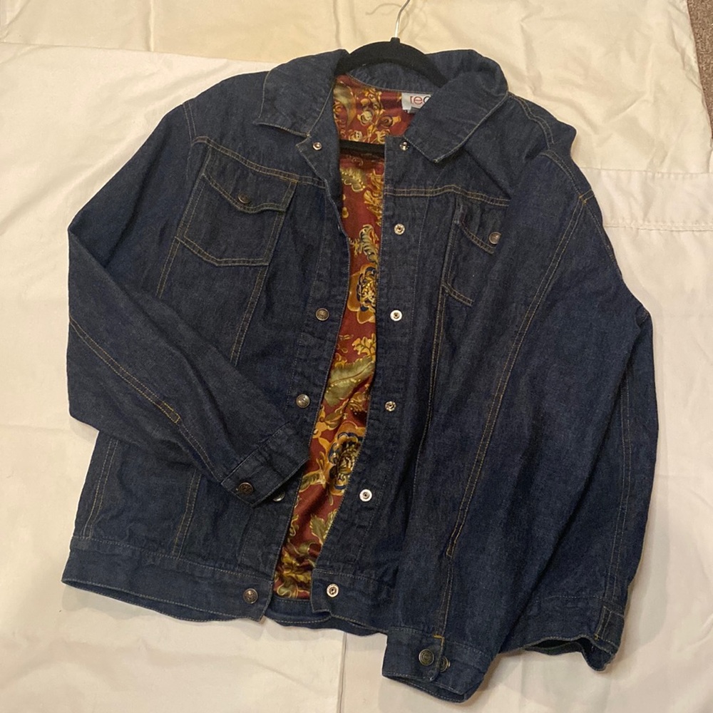 dark denim jacket